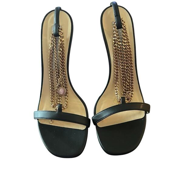 Stella McCartney Stella 100 Ankle Strap Chain Stiletto Heels NEW EU 38.5 US 8.5 - Picture 4 of 10